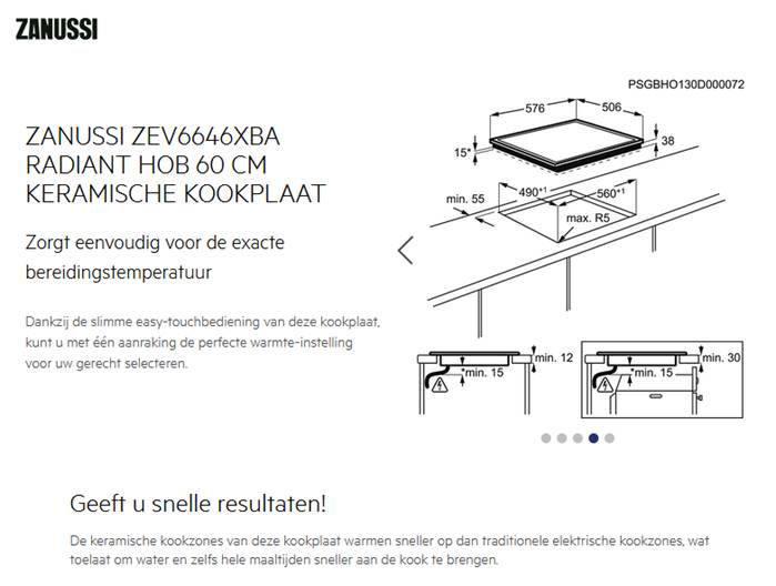 inbouwkookplaat 4